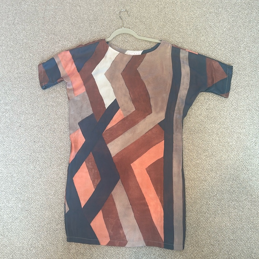 Patterned dress from Italy